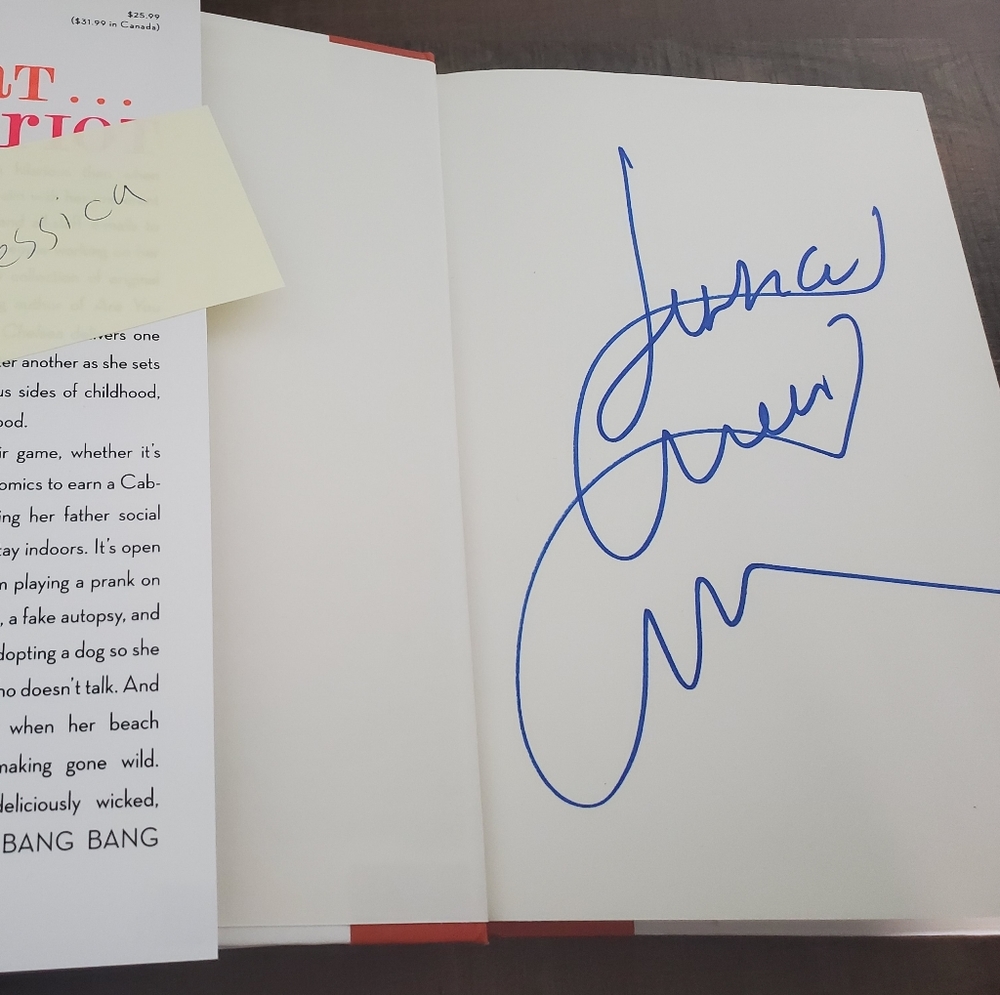 Autographed Chelsea Chelsea Handler Bang Bang book